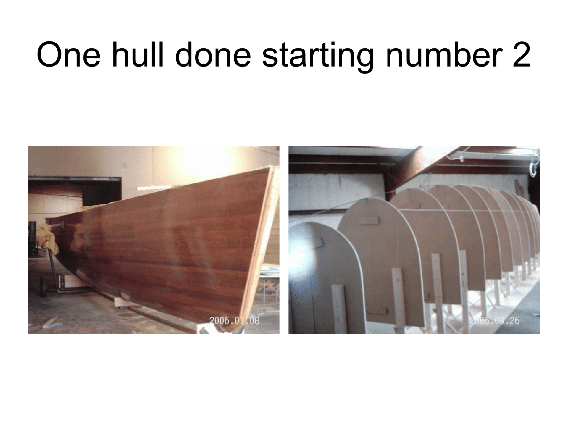 a display in a room
